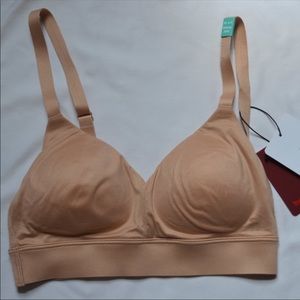 Tommy John Second Skin Triangle Bra Beige NWOT